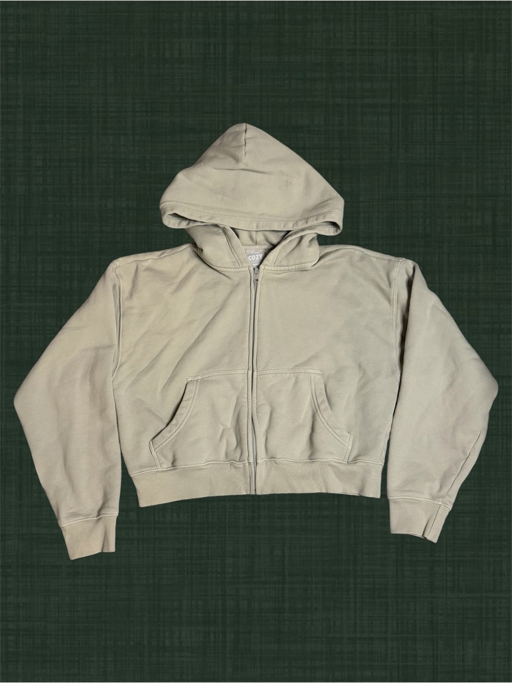 TNA Cozy Full-Zip Crop Hoodie